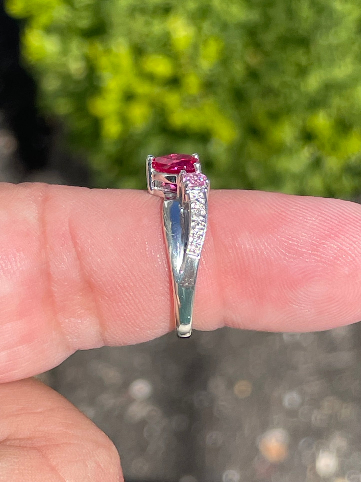 925 Sterling Silver Sweetheart Valentine Heart Ring