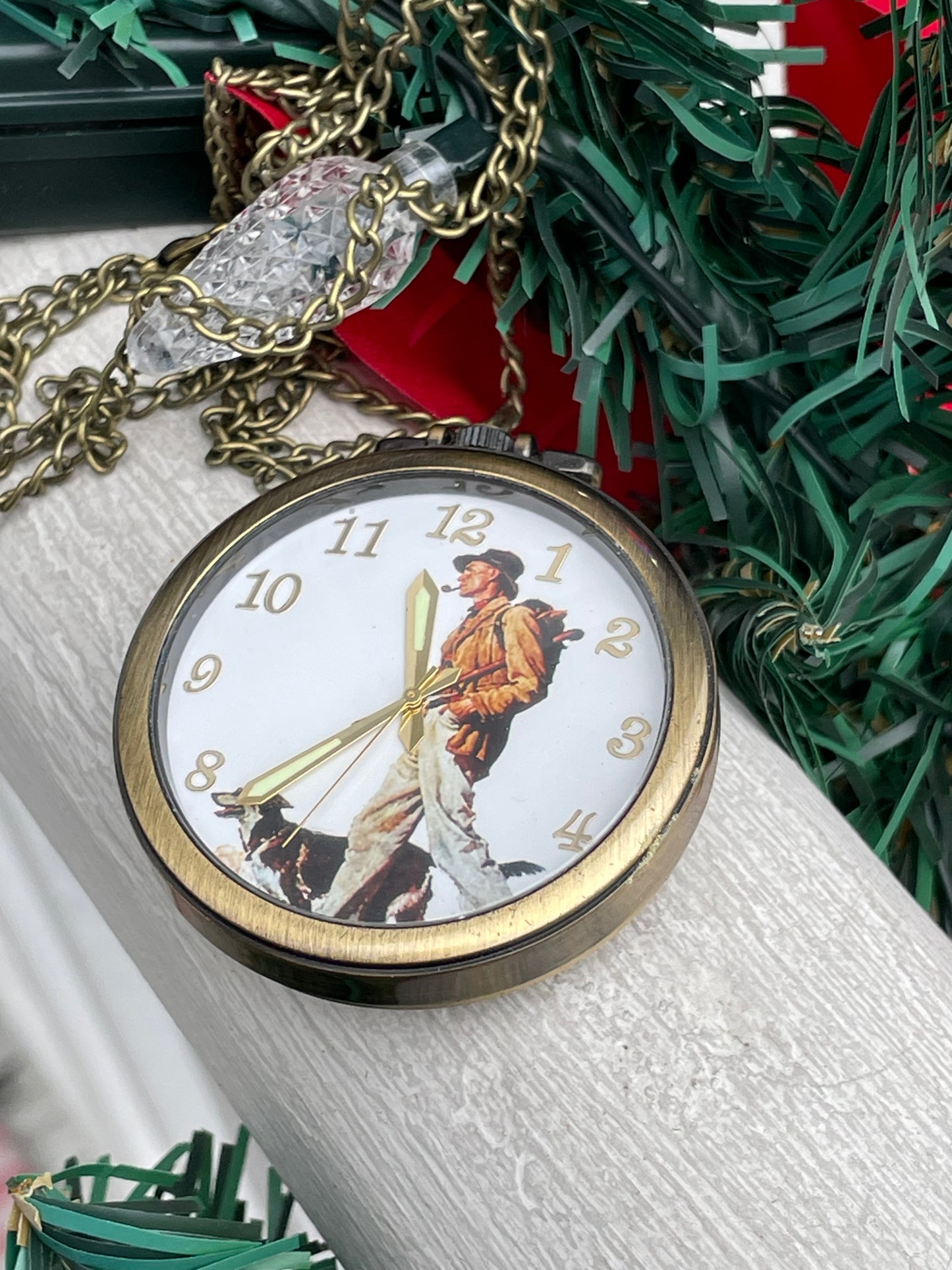 Norman Rockwell Hunter Pocket Watch