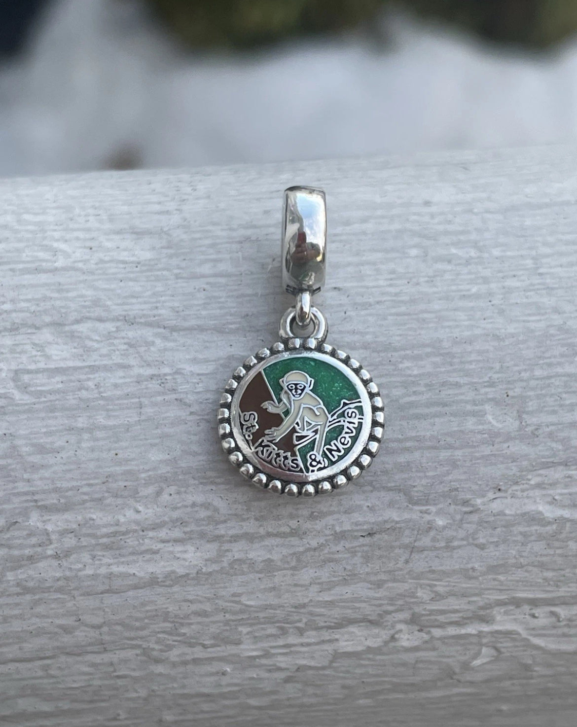 Pandora St. Kitts & Nevis Island Country Exclusive Travel Vacation Dangle Charm