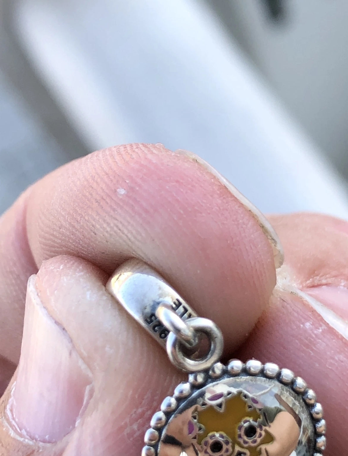 Pandora Mexico Country Exclusive Calavera Sugar Skull Dangle Moments Charm