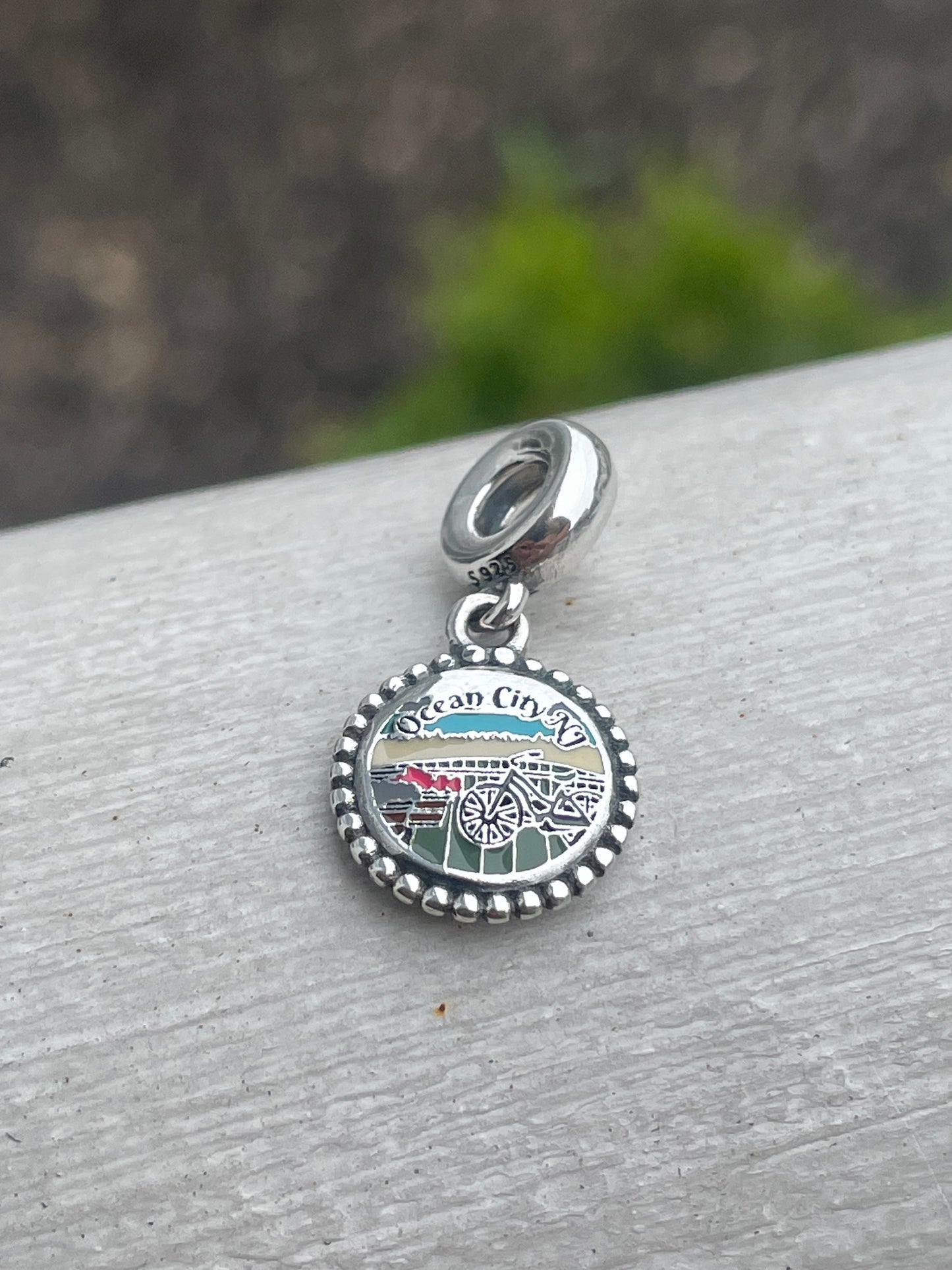 Pandora Ocean City New Jersey Exclusive Beach Travel Dangle Charm