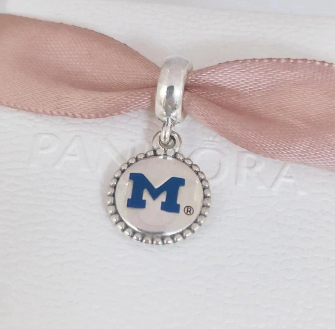 Pandora Michigan State Wolverines College Sports Logo Dangle Charm