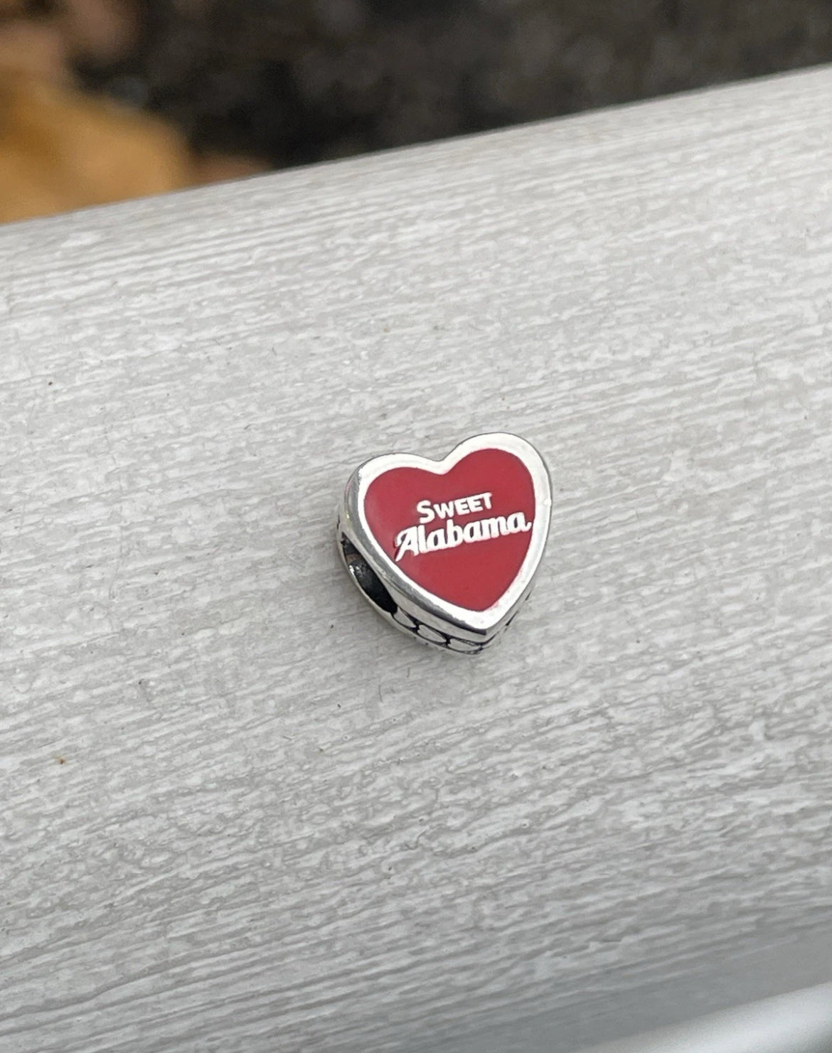 Pandora Sweet Alabama State Online Exclusive Scenic Heart Charm