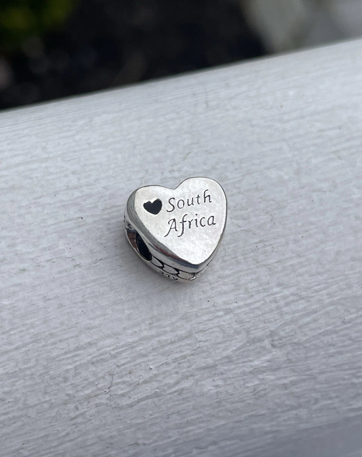 Rare Pandora South Africa Country Exclusive Heart Charm