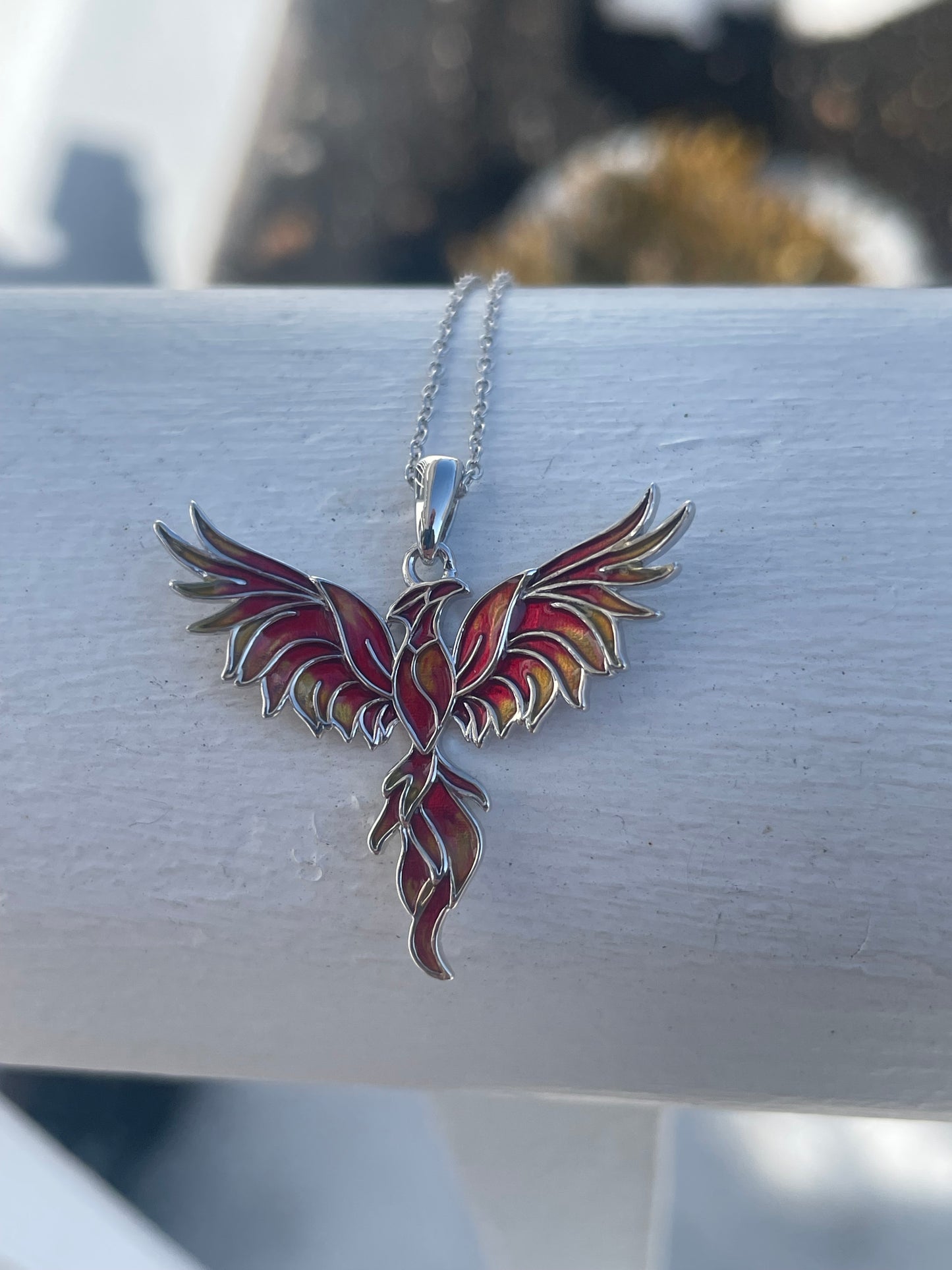 925 Sterling Silver Rise of the Phoenix Necklace