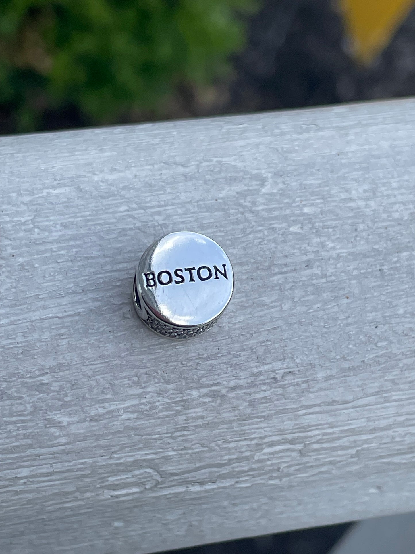 Pandora Boston Massachusetts Exclusive Round Signet Travel Destination Charm