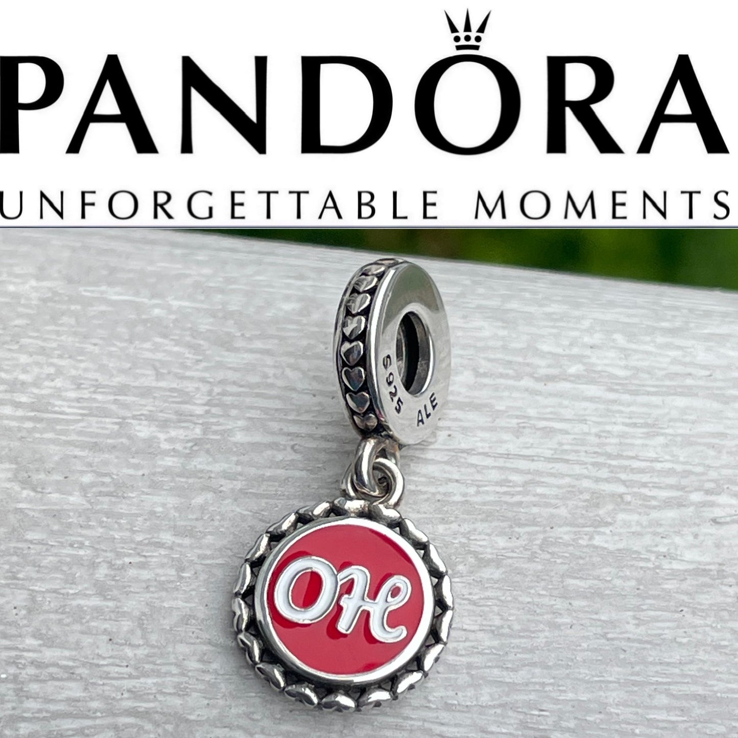 Pandora Ohio State Exclusive Travel Dangle Charm
