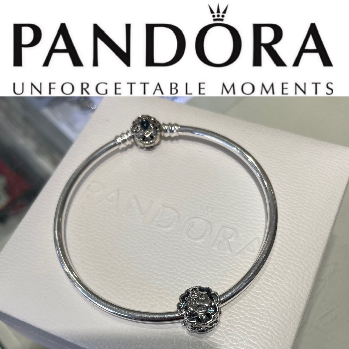 Pandora Disney Aladdin Bracelet & Charm Gift Set 7.5”