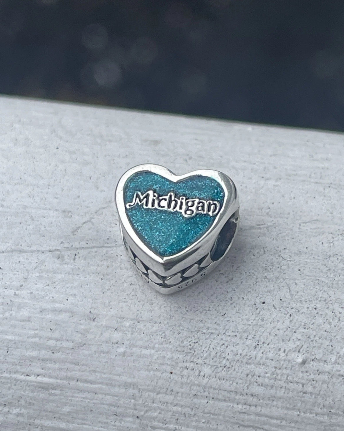 Pandora Michigan State Exclusive Travel Destination Heart Charm