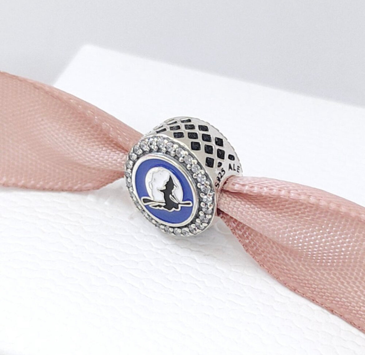 Pandora Salem Massachusetts Exclusive Bewitched Samantha Broomstick Button Charm