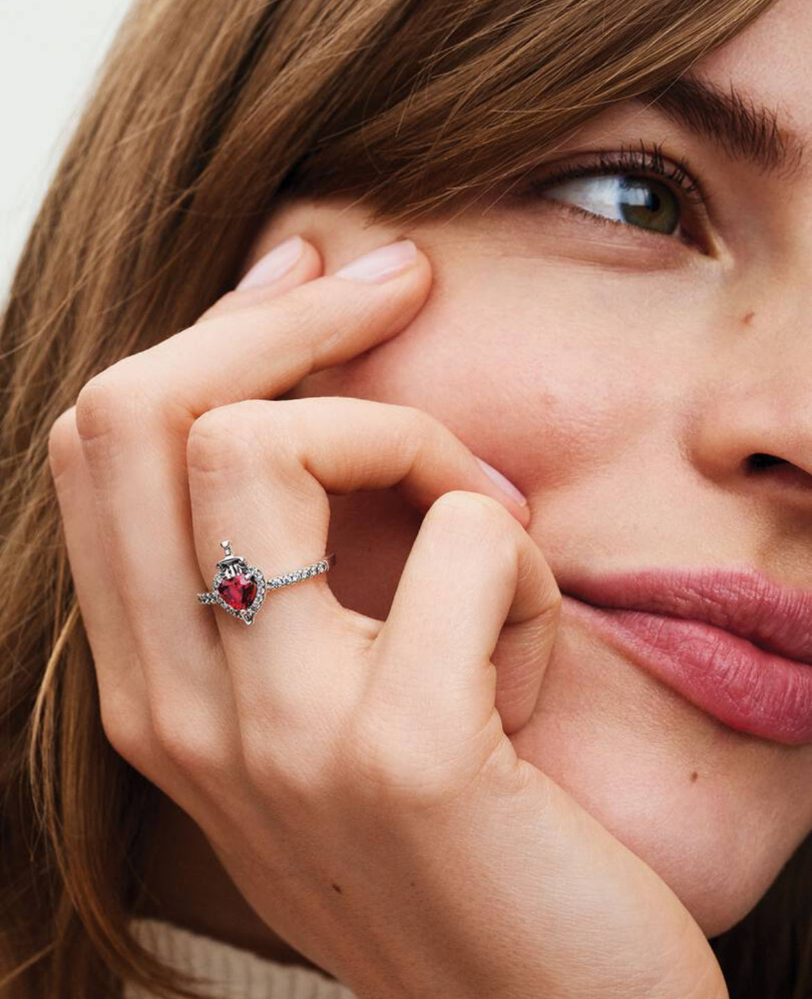 Pandora Disney Villains Evil Queen Silver Ring Size 6