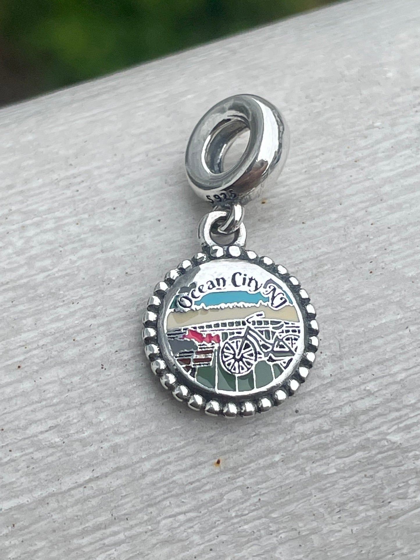 Pandora Ocean City New Jersey Exclusive Beach Travel Dangle Charm
