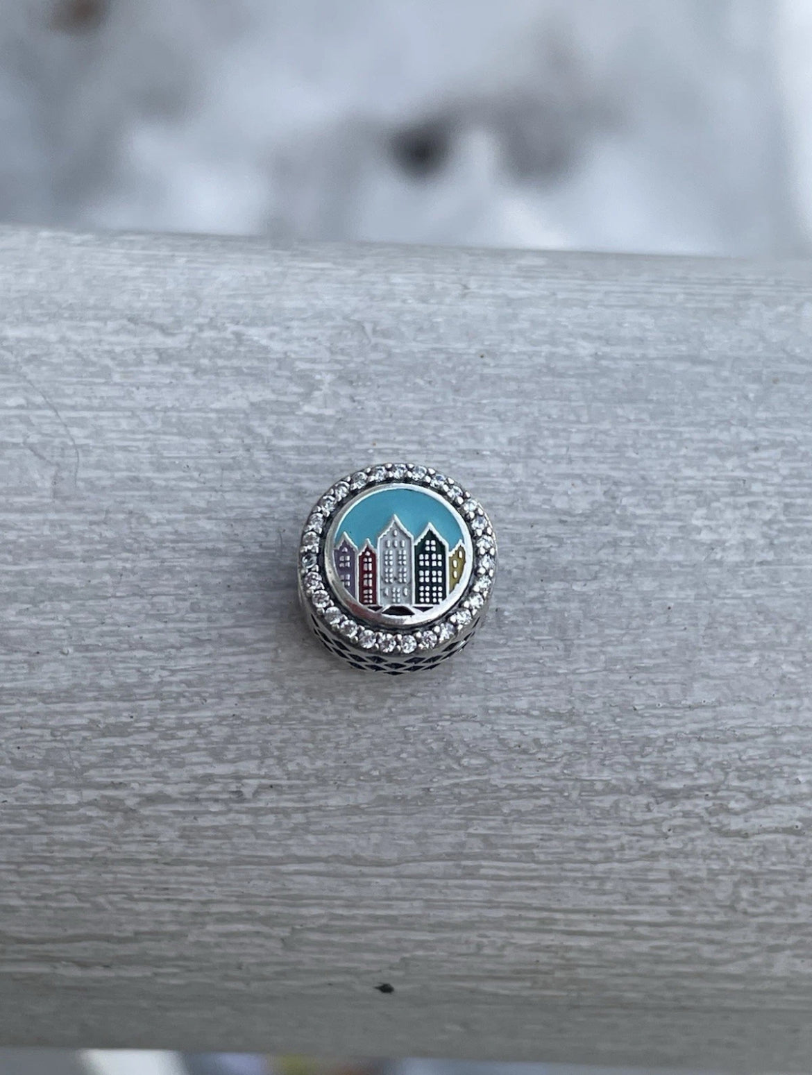 Pandora Brugge Houses Bruge Belgium Country Exclusive Signet Charm 792016CZ_E096