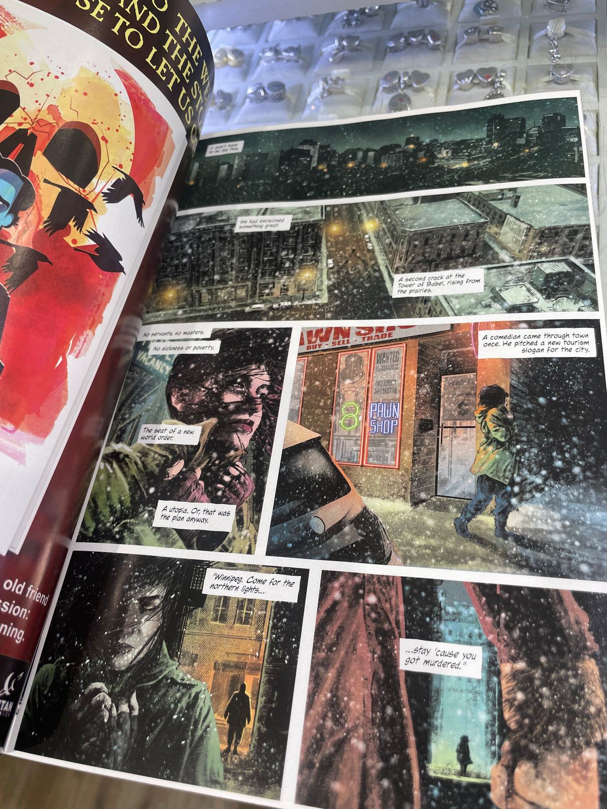 Signed x3 Black Star #1 Madwoman’s Library Exclusive Variant Cover signed by Kreuk, Mooney, and Putzer