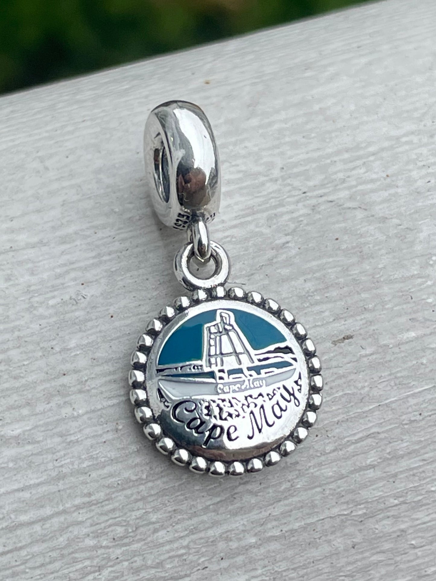 Pandora Cape May New Jersey State Exclusive Travel Beach Dangle Charm