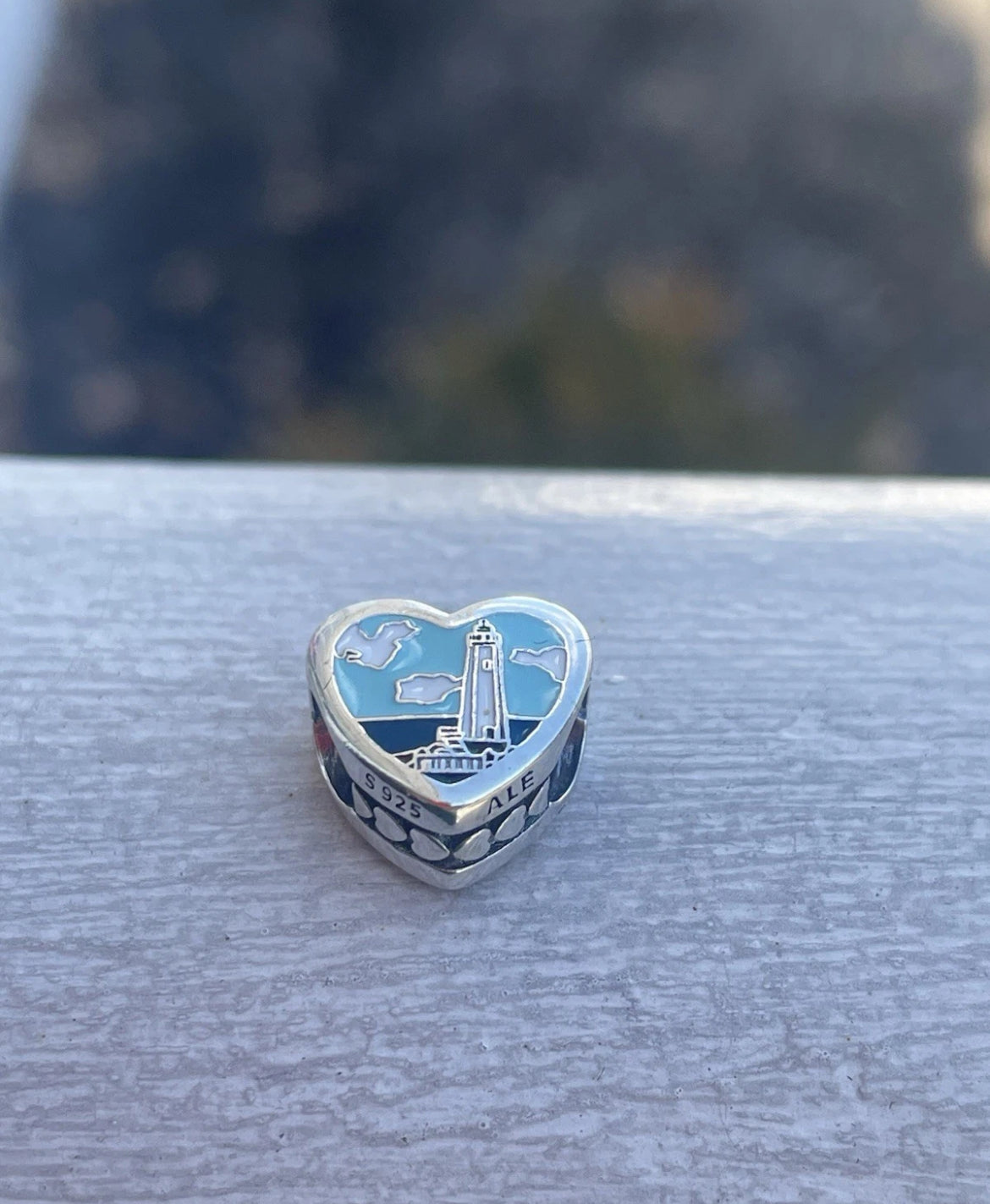 Pandora Maine Exclusive Scenic Travel Heart Charm