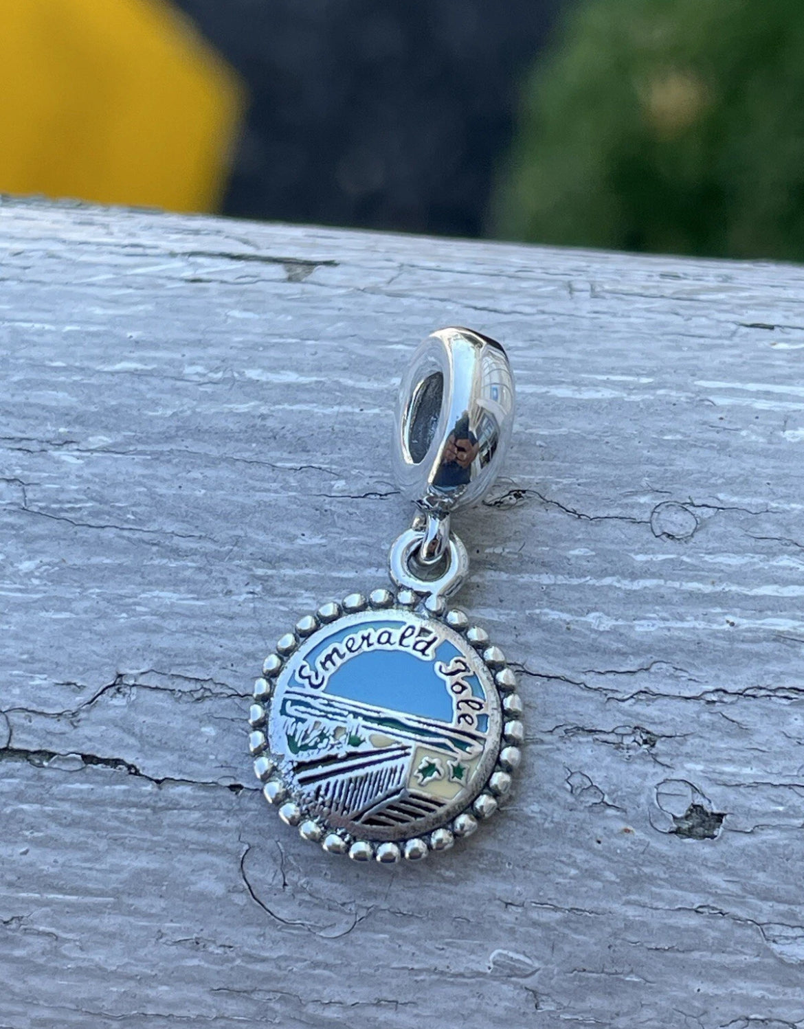Pandora Emerald Isle North Carolina Exclusive Vacation Destination Beach Travel Dangle Charm