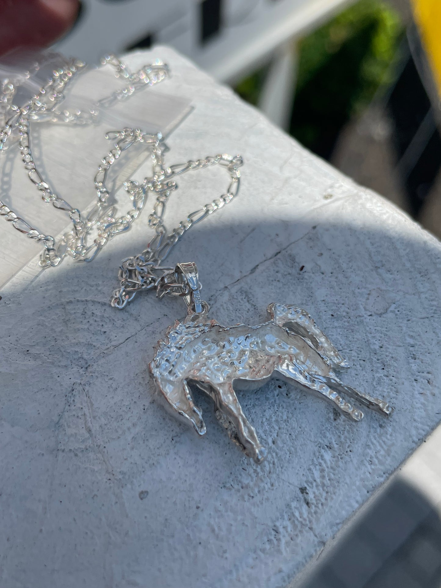 925 Sterling Silver Wild Stallion Necklace