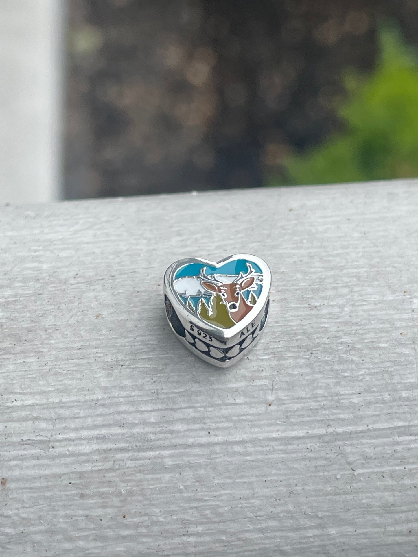 Pandora New Hampshire Exclusive Scenic Travel Heart Charm