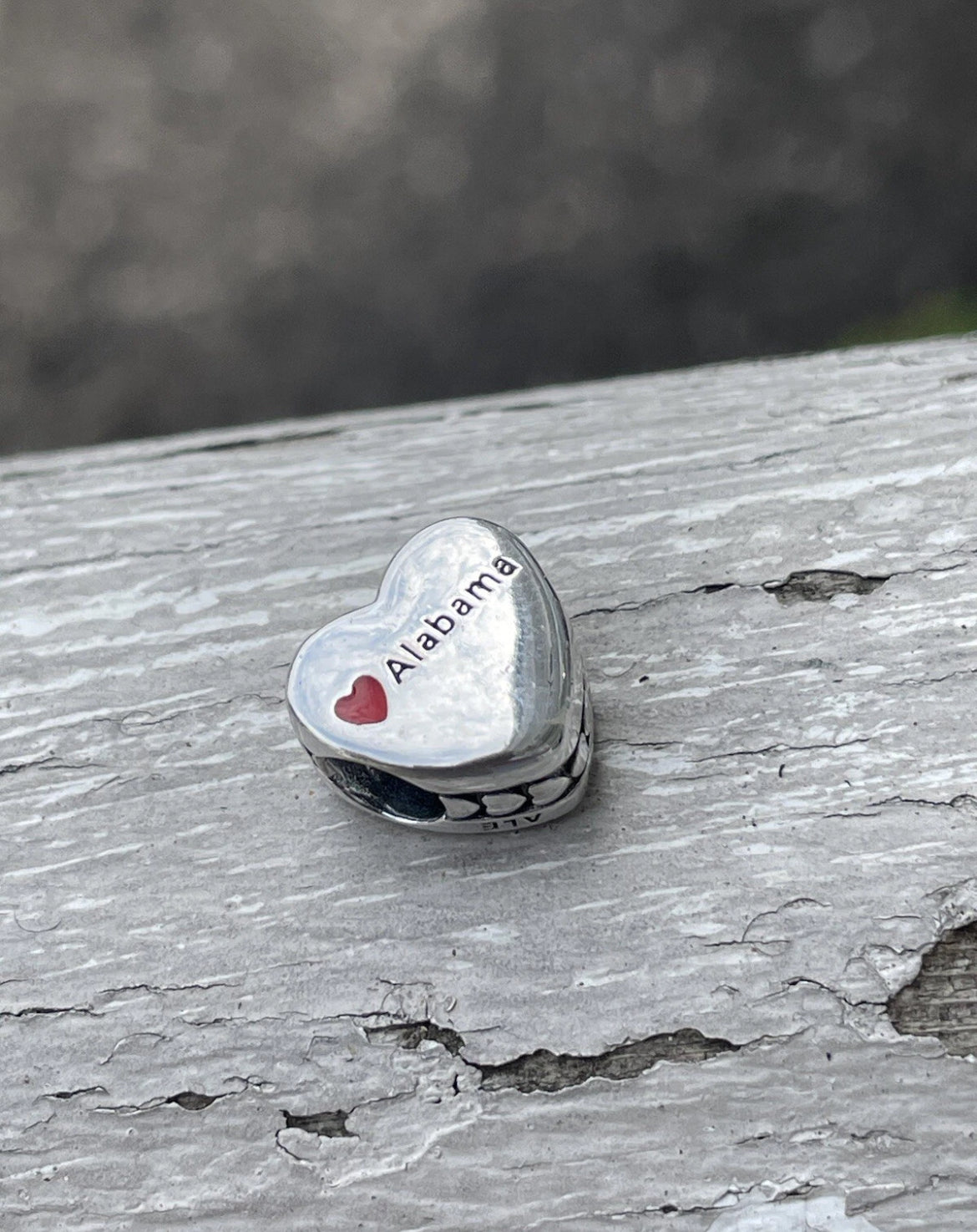 Pandora State Of Alabama Exclusive Heart Flag Destination Travel Vacation Charm