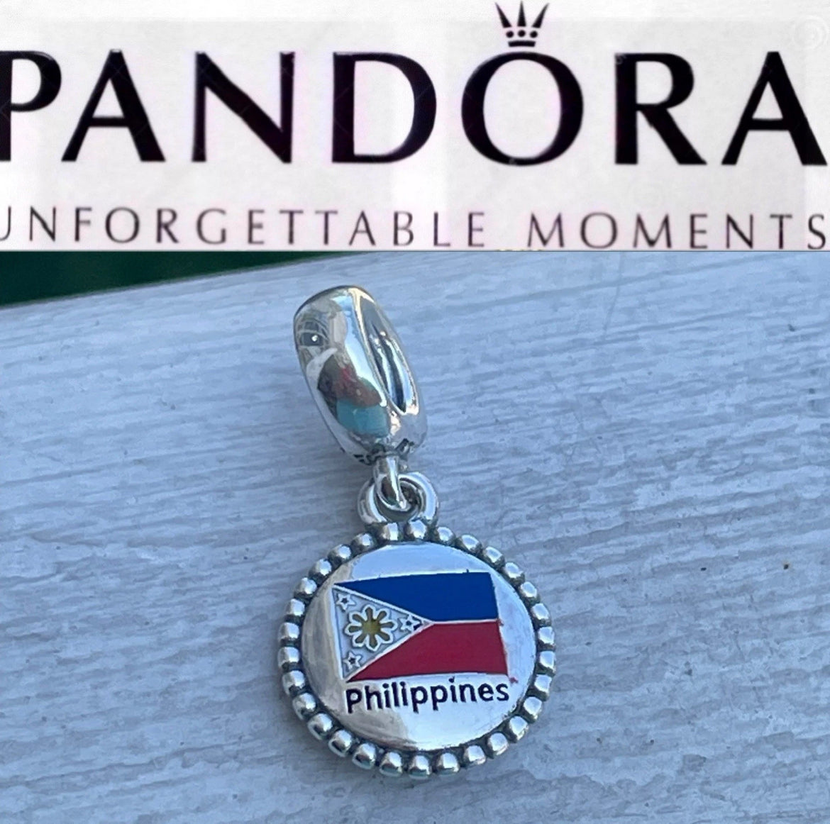 Pandora Philippines Exclusive Country Flag Dangle Moments Charm
