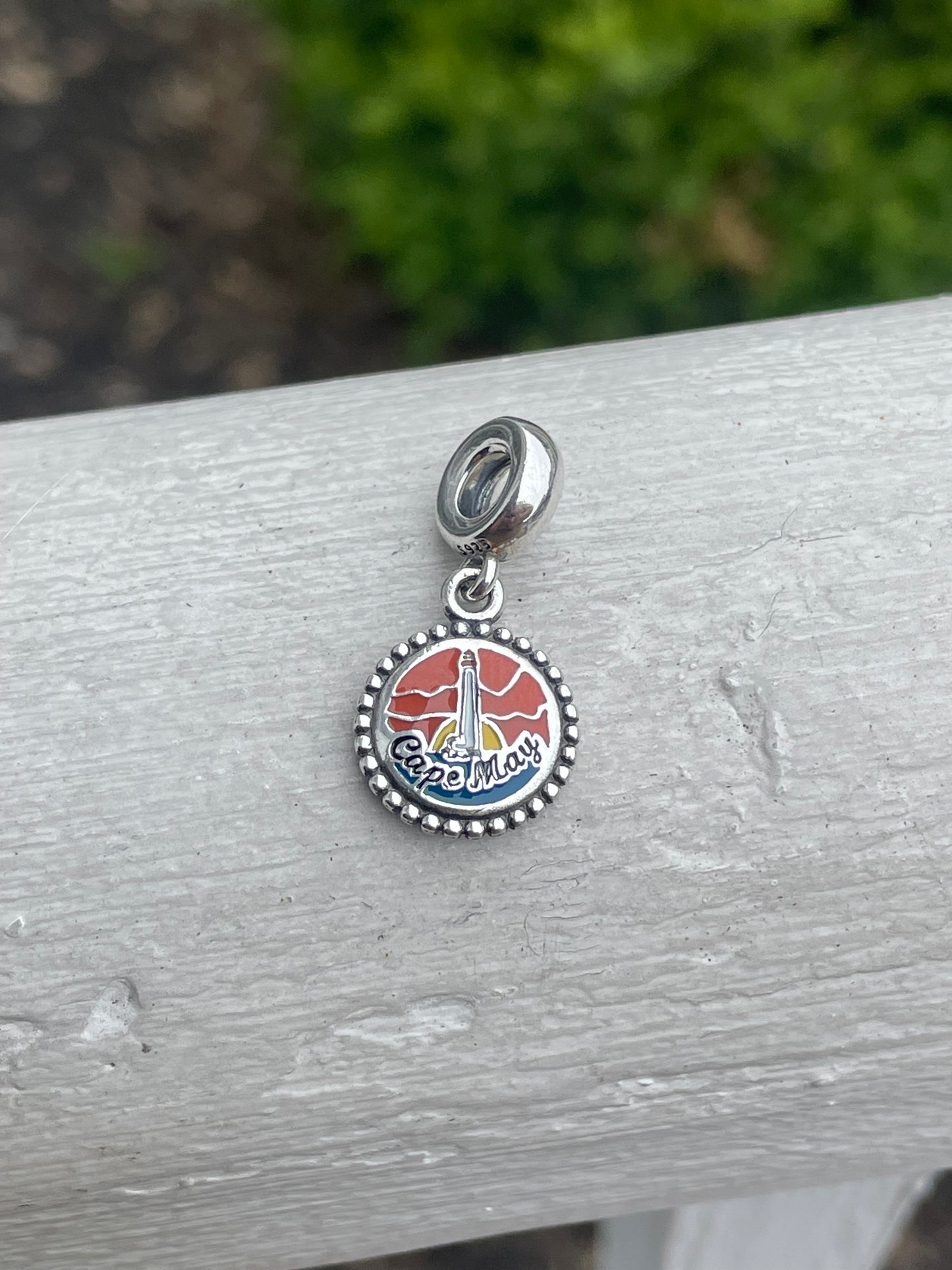 Pandora Cape May New Jersey State Exclusive Travel Beach Dangle Charm