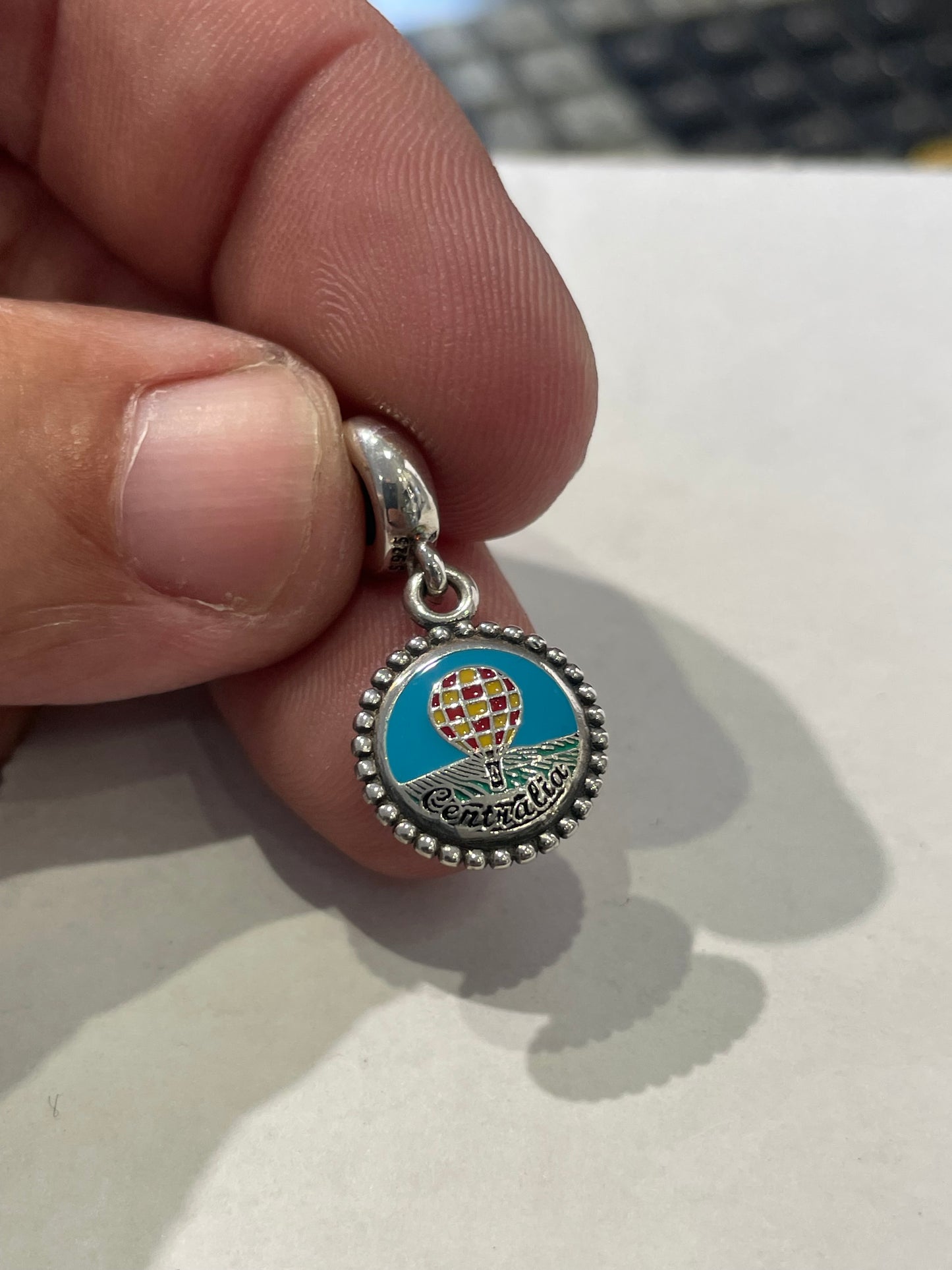 Pandora Centralia Illinois Exclusive Hot Air Balloon Festival Travel Charm