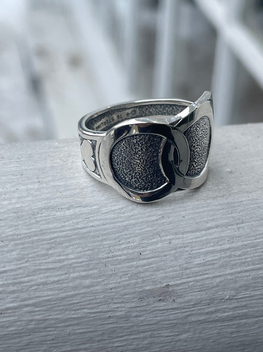 Designer Rebecca 1976 Handmade Spoon Ring Size 11