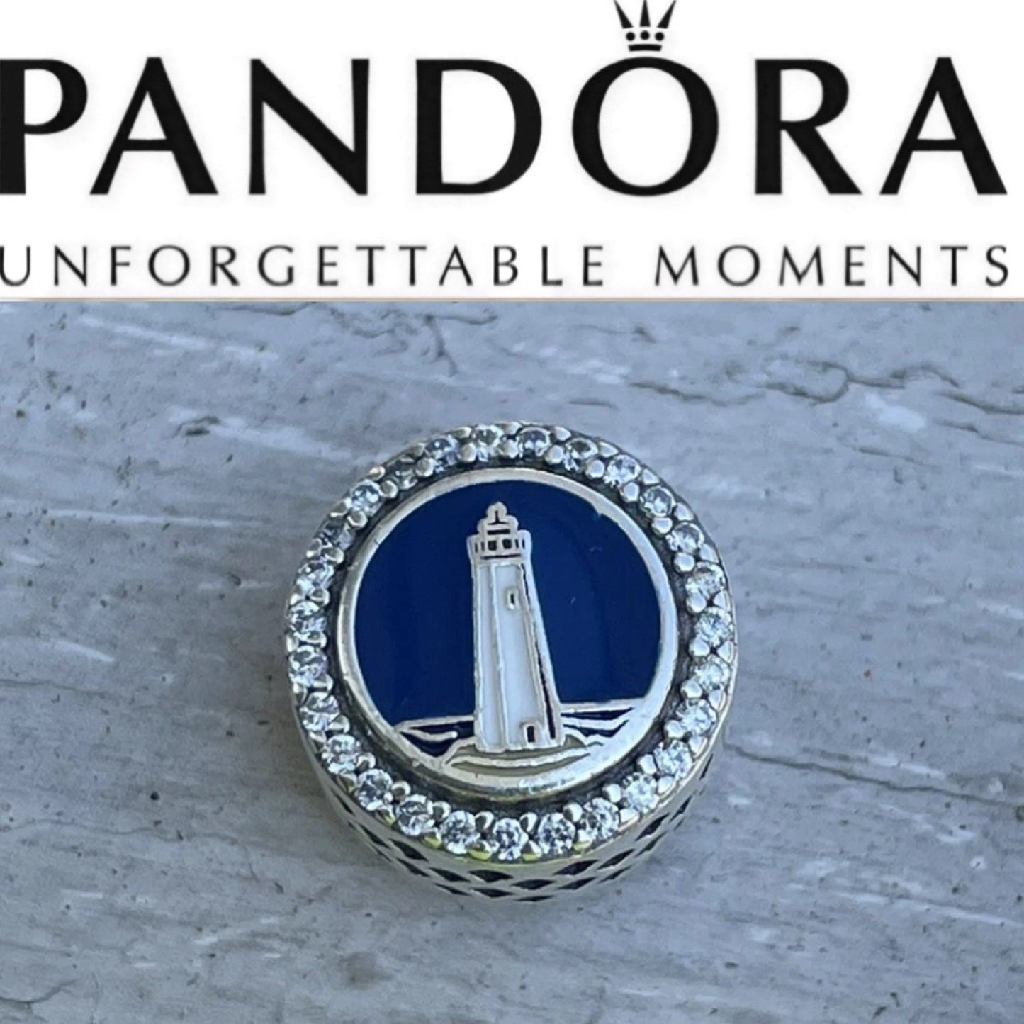 Pandora Mathews Virginia State Exclusive Round Signet Vacation Charm