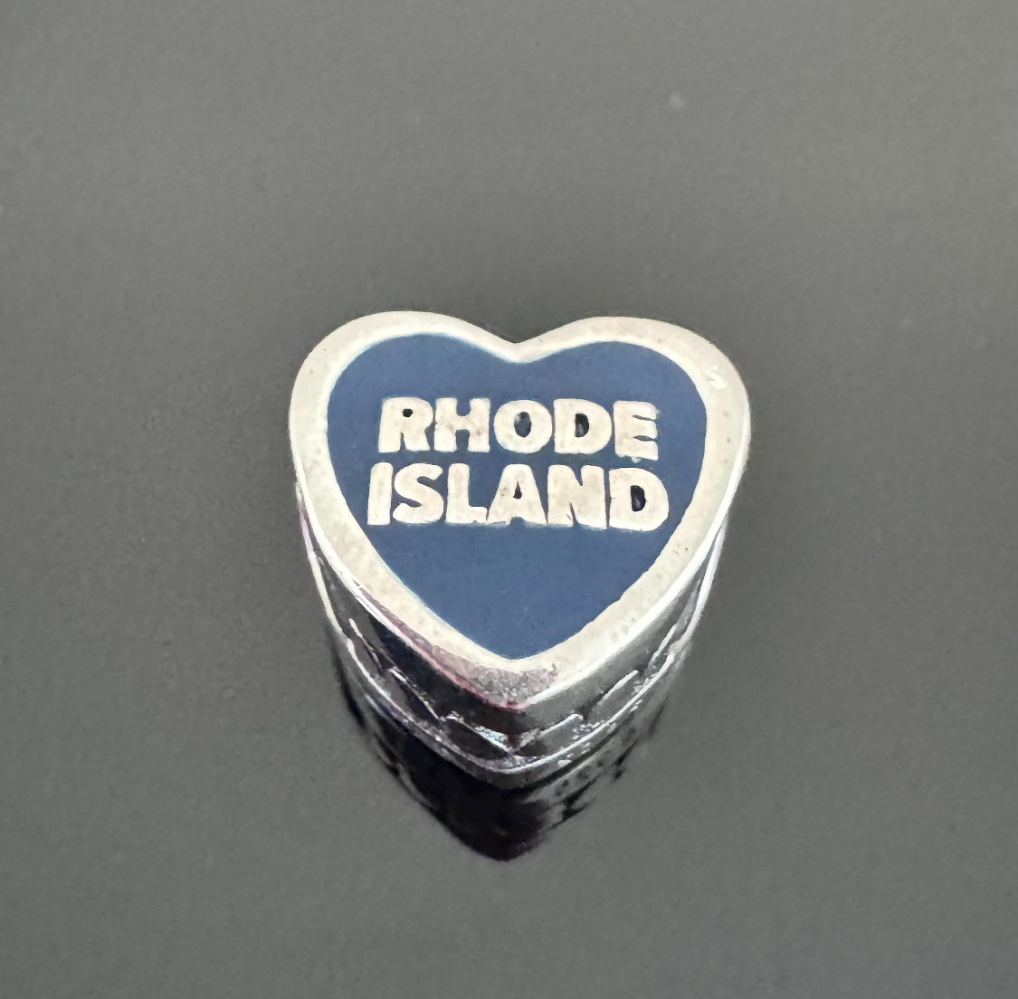 Pandora State of Rhode Island Exclusive Scenic Travel Heart Charm