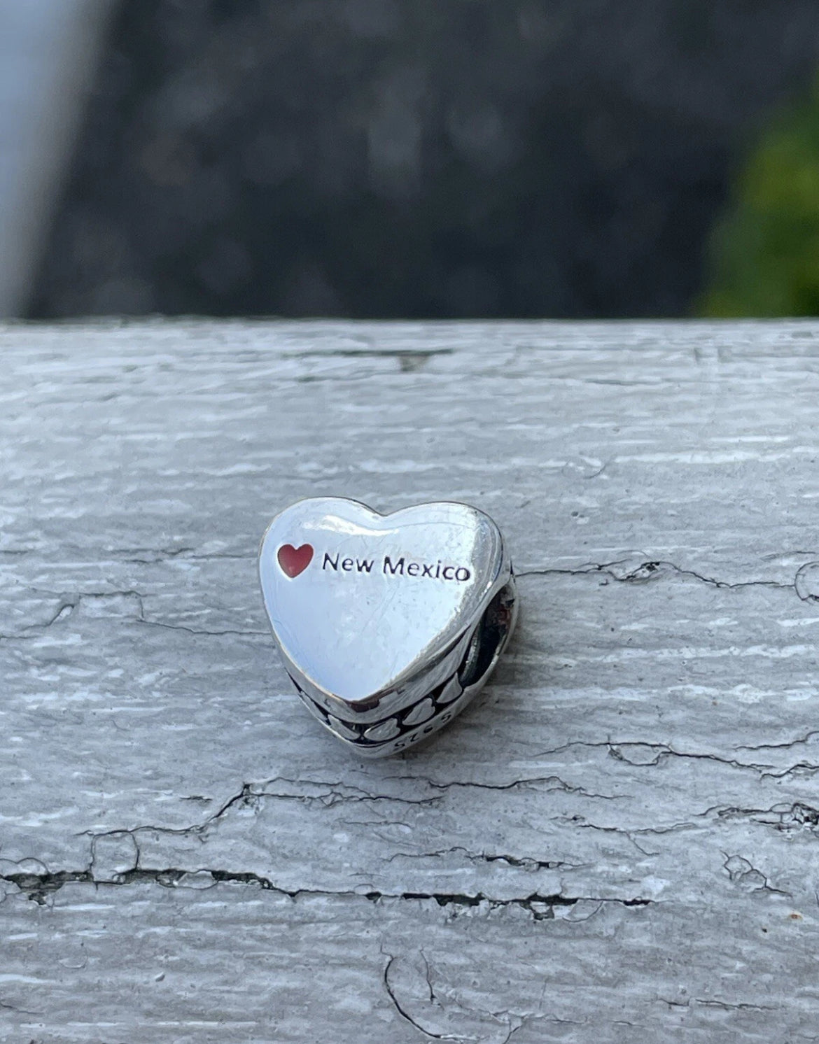 Pandora New Mexico State Flag Exclusive Heart Charm