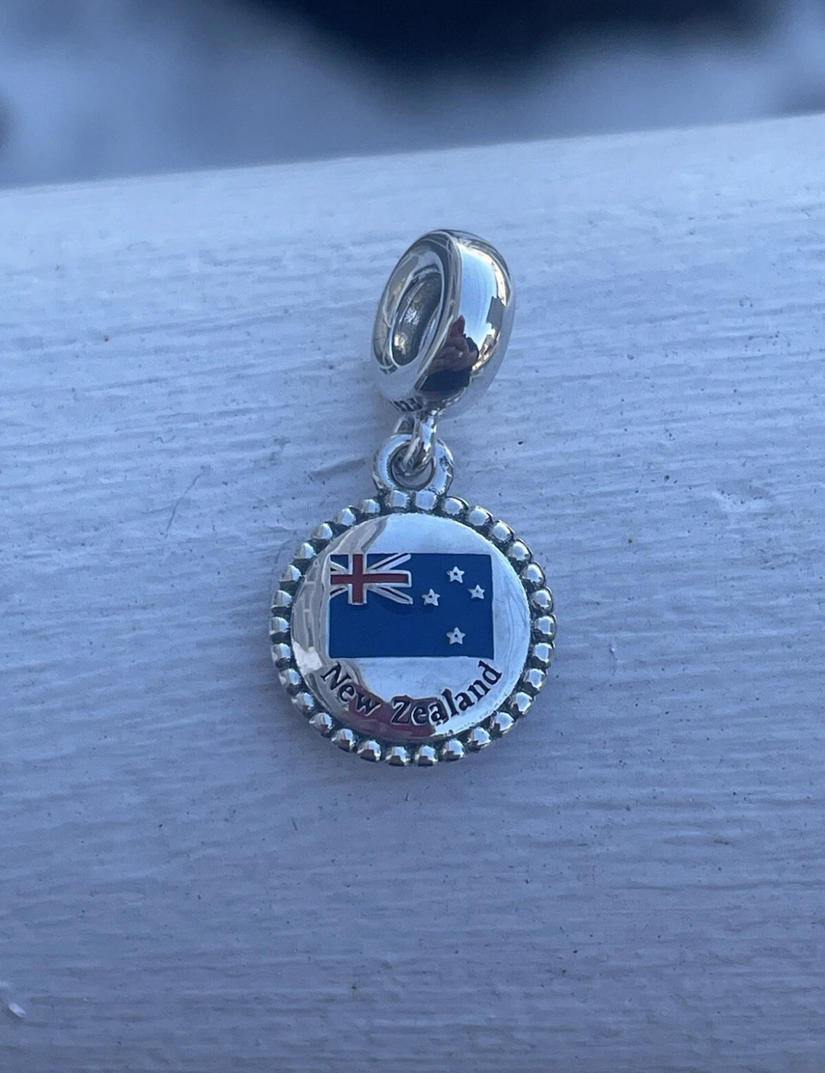 Pandora New Zealand Country Flag Exclusive Travel Dangle Charm