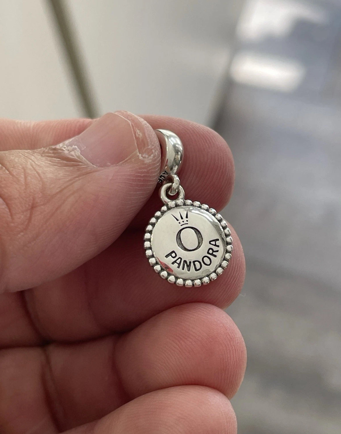 Pandora Ecuador Country Heart Flag Exclusive Travel Dangle Charm
