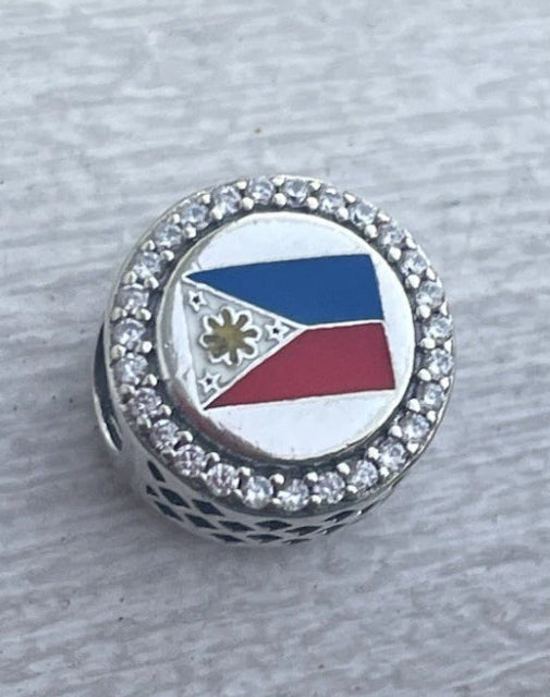 Pandora Philippines Exclusive Country Flag Round Signet Charm