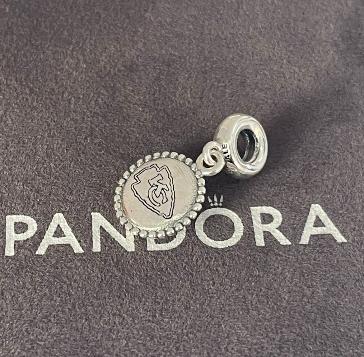 Pandora Kansas City Chiefs NFL dangle Charm
