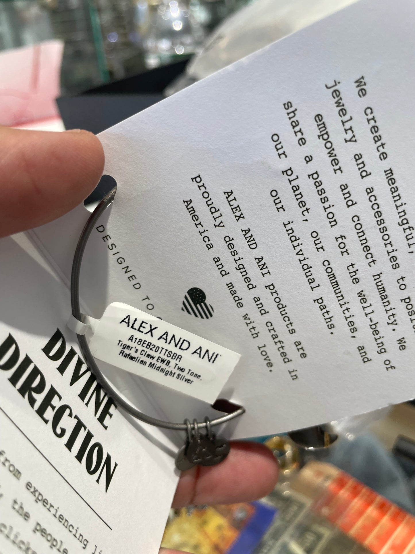 Alex and Ani Tiger’s Claw Oxidized Metal Bracelet