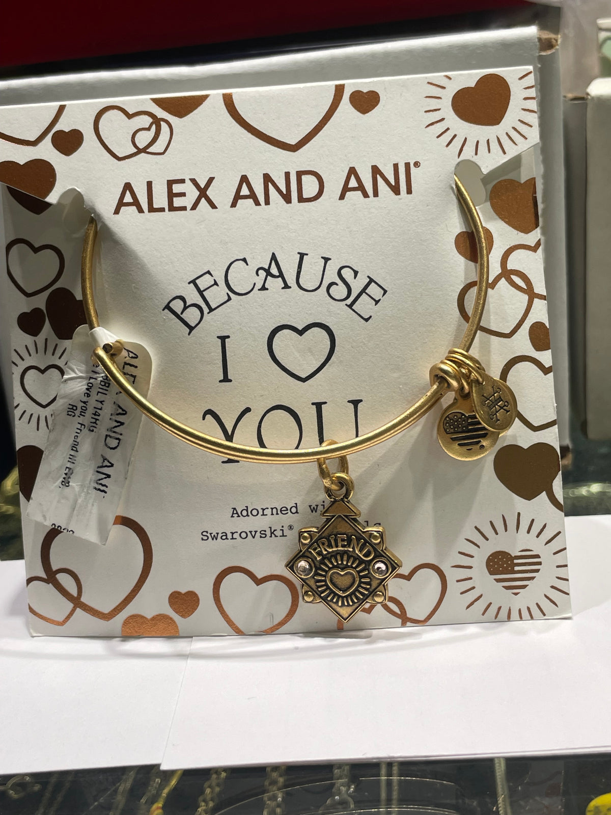 Alex and Ani Friend Gold Color Bracelet New