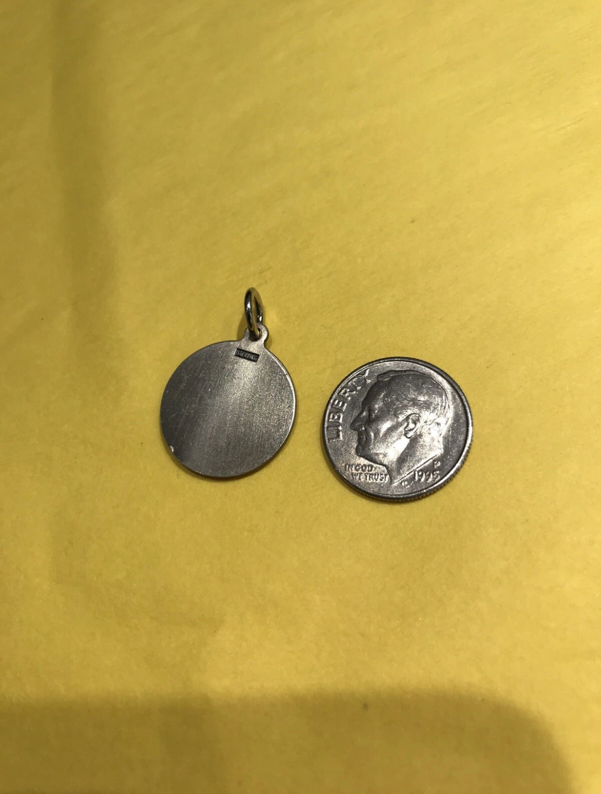 Catholic Saint Bernardino 925 Sterling Silver Charm Religious Medal Pendant