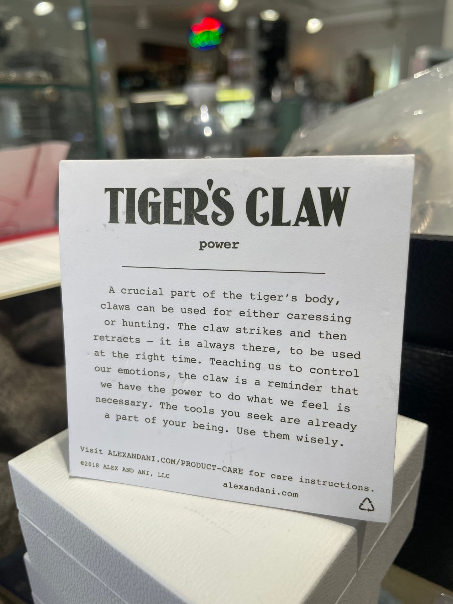 Alex and Ani Tiger’s Claw Oxidized Metal Bracelet