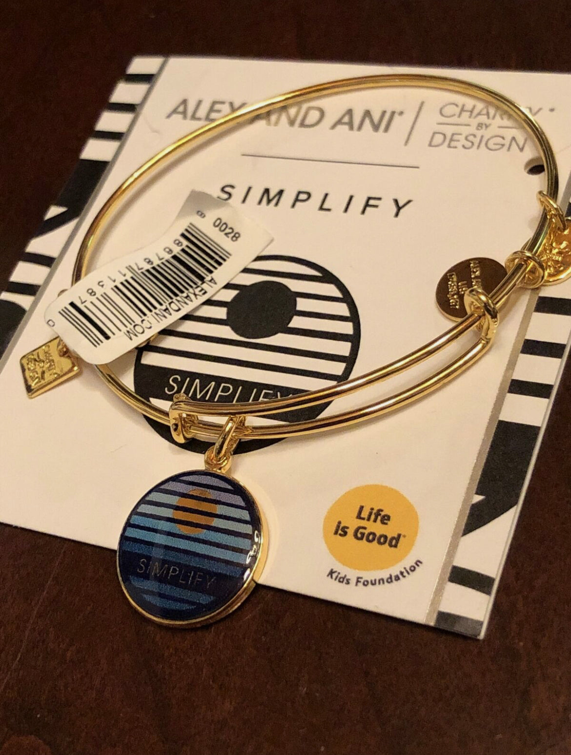 Alex and Ani Simplify Bracelet Shiny Goldtone