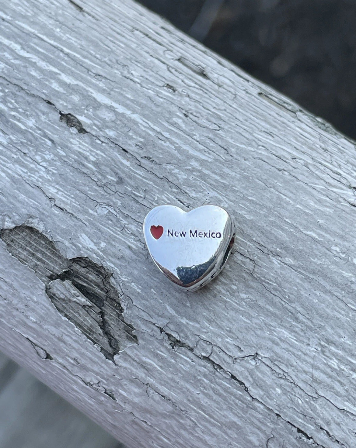 Pandora New Mexico State Flag Exclusive Heart Charm