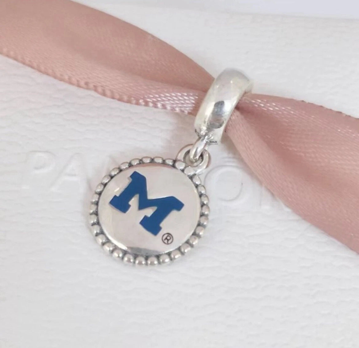 Pandora Michigan State Wolverines College Sports Logo Dangle Charm