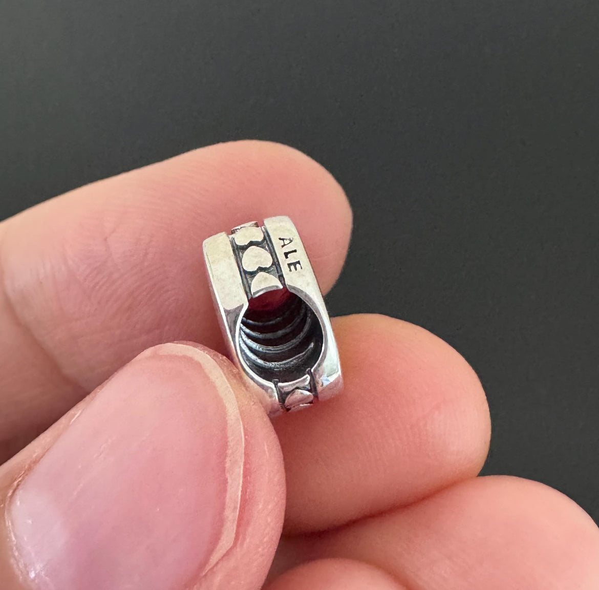 Rare Pandora Country of Moldova Exclusive Flag Heart Charm