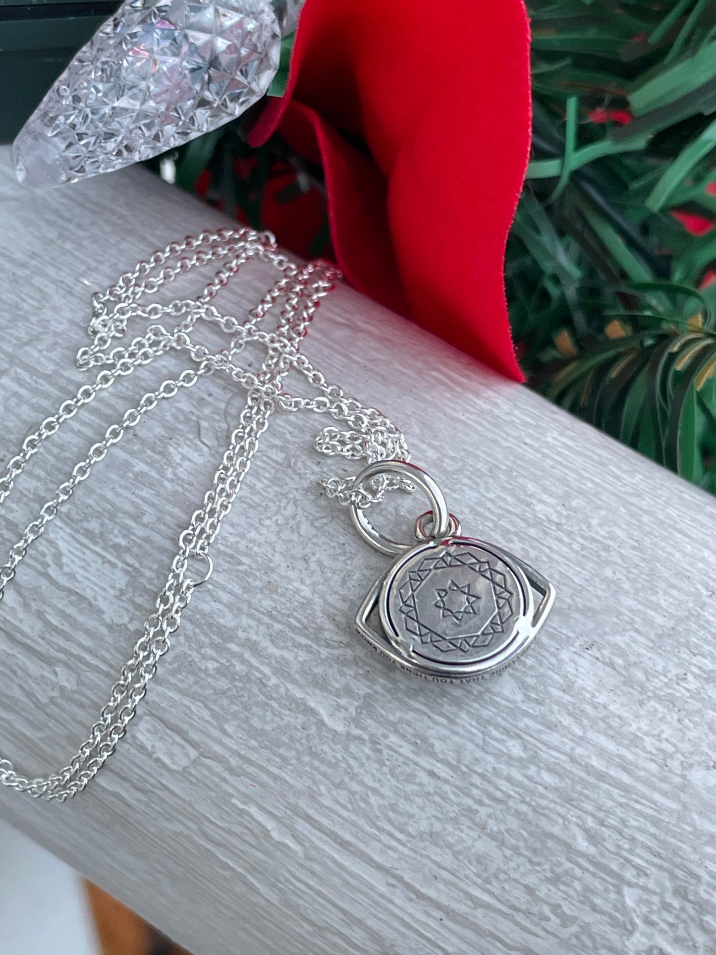 Pandora Marvel Dr Strange Silver Eye of Agamotto Necklace