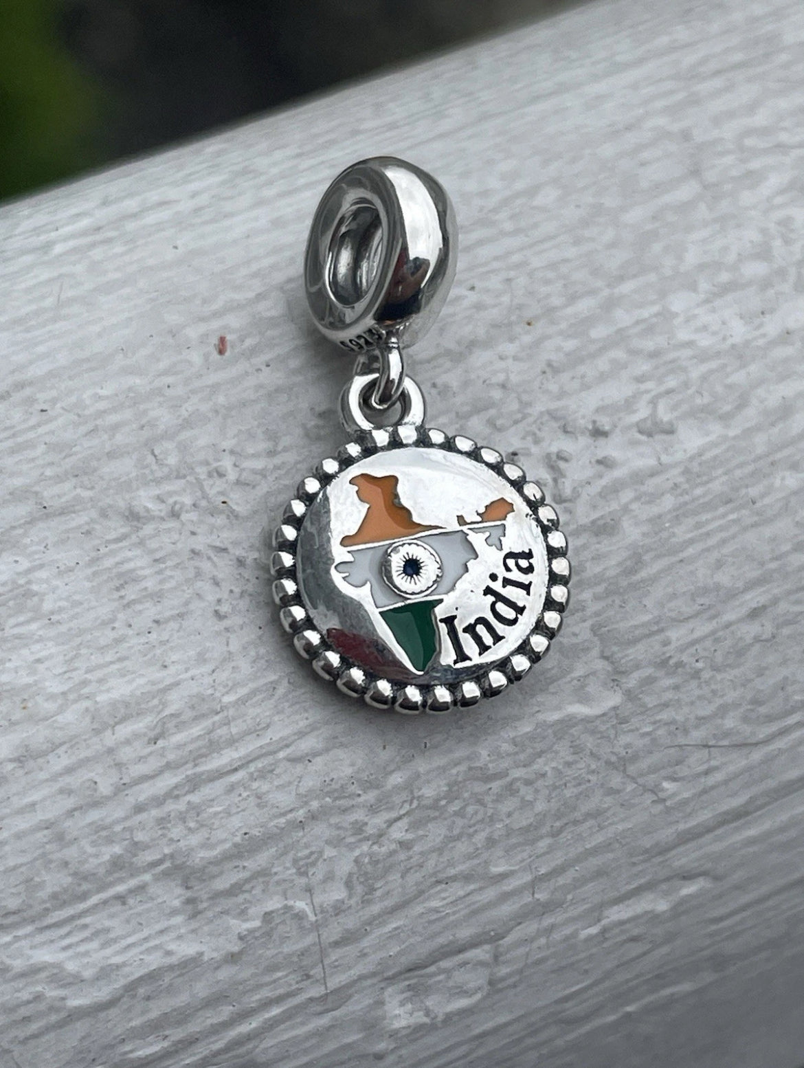 Pandora India Map Flag Country Exclusive Dangle Charm