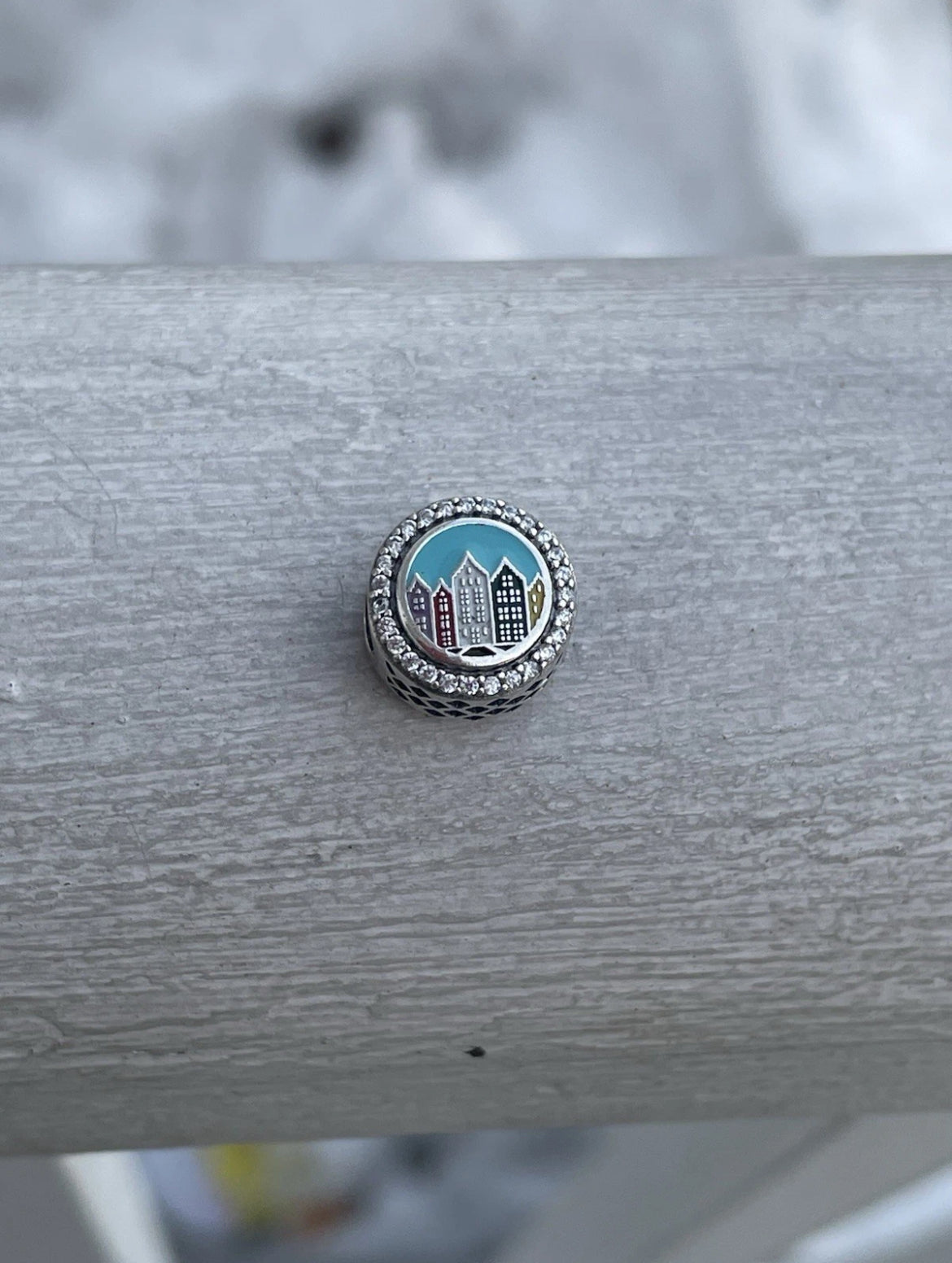 Pandora Brugge Houses Bruge Belgium Country Exclusive Signet Charm 792016CZ_E096