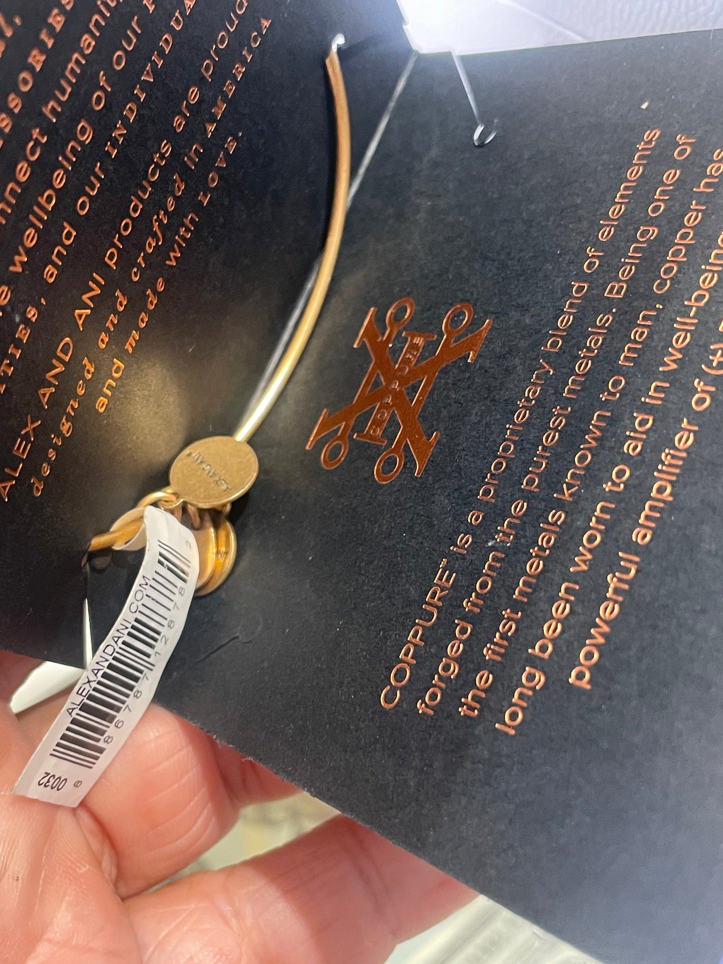 Alex and Ani Wild Heart Gold Tone Bracelet