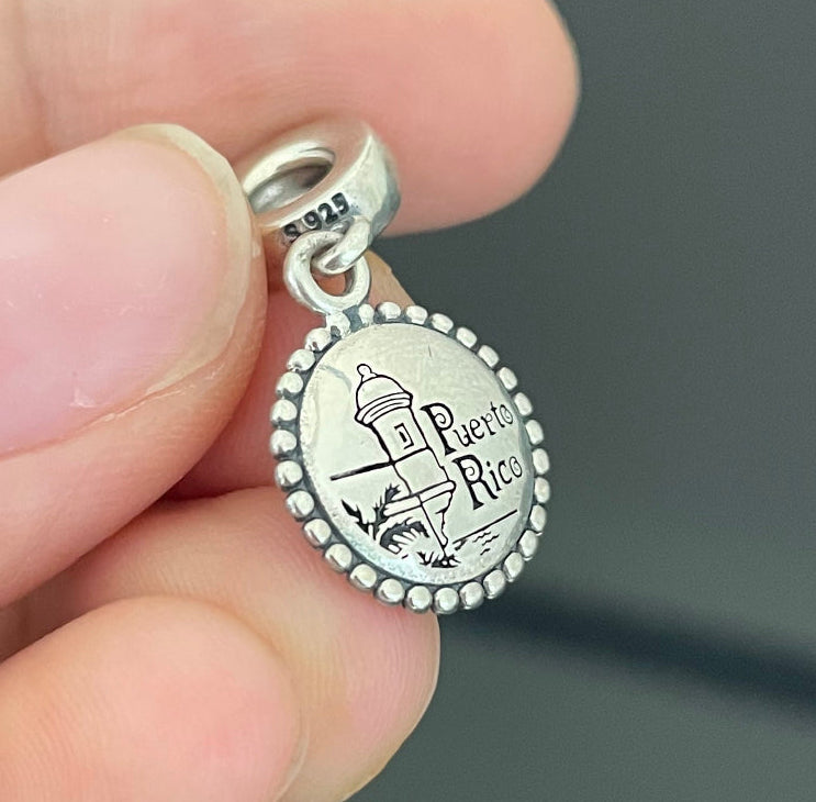 Retired Pandora Puerto Rico Dangle Moments Charm