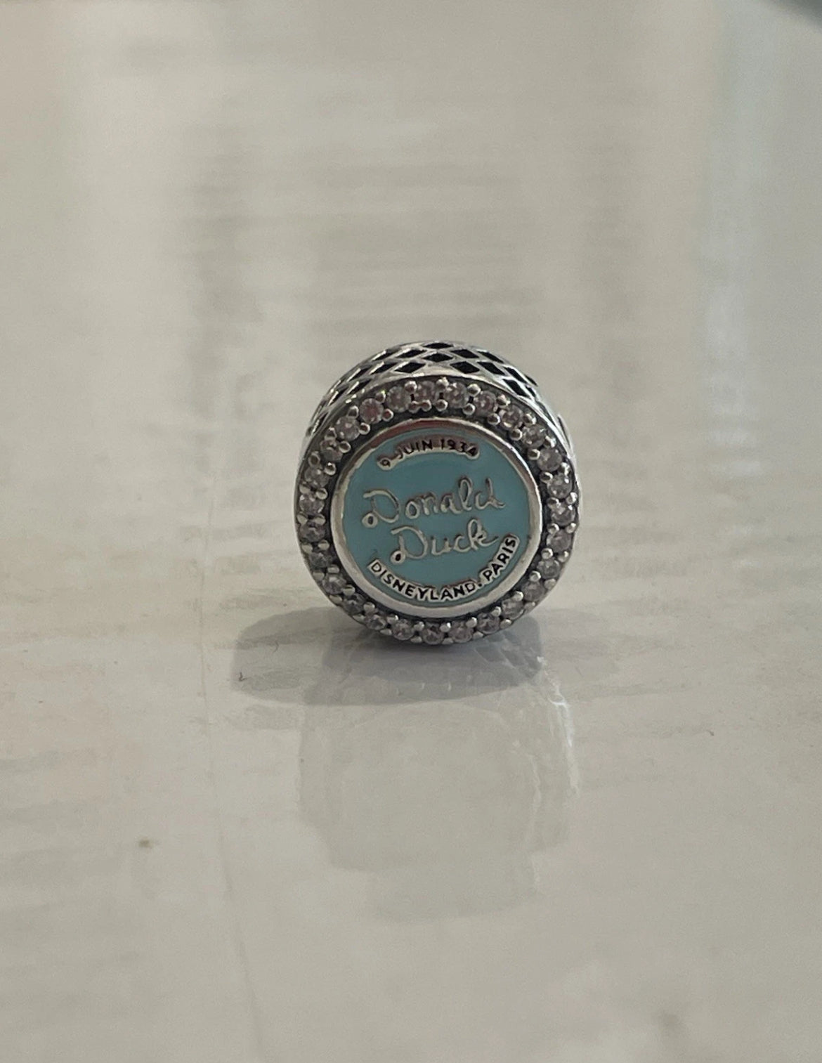 Pandora x Disneyland Paris Disney Parks Exclusive Donald Duck Signet Charm