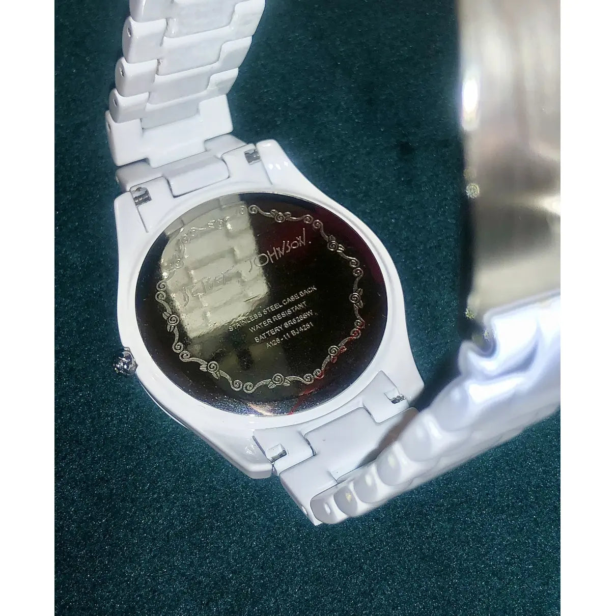 Betsy Johnson White Color Stainless Steel Watch